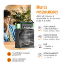 Mini climatizador de ar 3 em 1