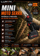 Mini Moto serra elétrica