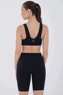 Kit Academia Lupo Feminino - 2 Calças Legging + 2 Bermuda Feminina Fit + 4 Top Esportivo Com Bojo