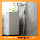 [ÚLTIMAS ÚNIDADES] COMPRE 1 LEVE 2 Varal Smart aço inox + cesto com 54 prendedores de brinde